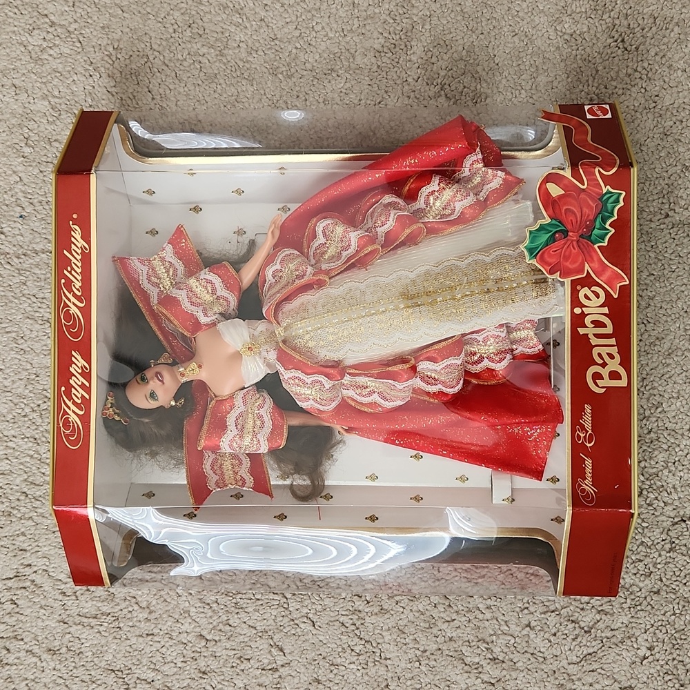 Vintage 1997 10th Edition Holiday Barbie 2